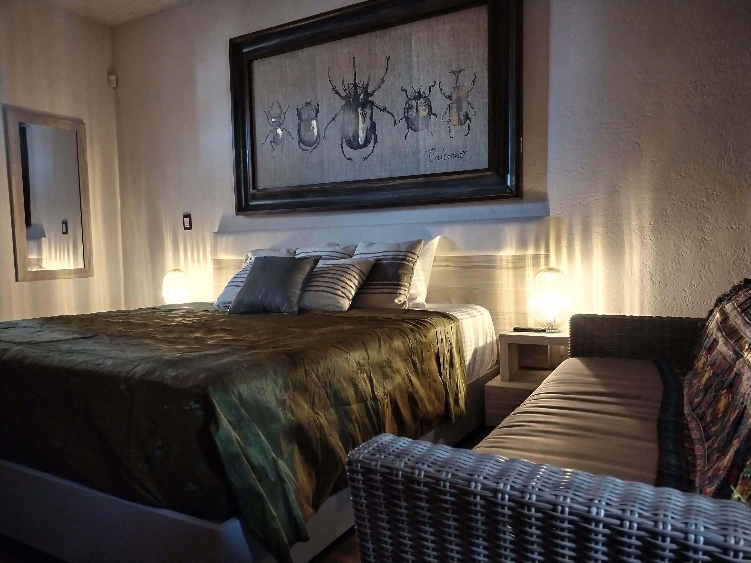 Hotel Casa Chanehque - Cholula - Schlafzimmer