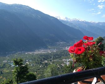 Welcome Homestay a budget stay in Manali, Himachal Pradesh,India - Manali - Balcony