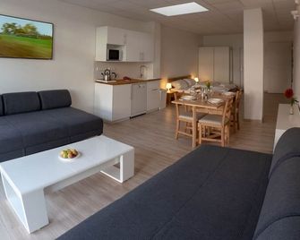 Vacation apartment in Würzburg city with terrace incl. parking spaces in front of the door - Wurtzbourg - Salon