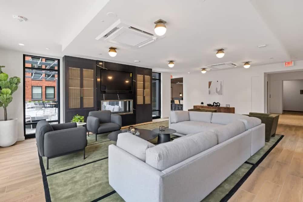 Other view of Award Rentals in Washington DC. Multiple levels of amenities and shared space.