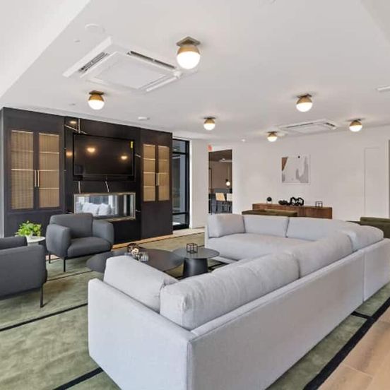 Other view of Award Rentals in Washington DC. Multiple levels of amenities and shared space.