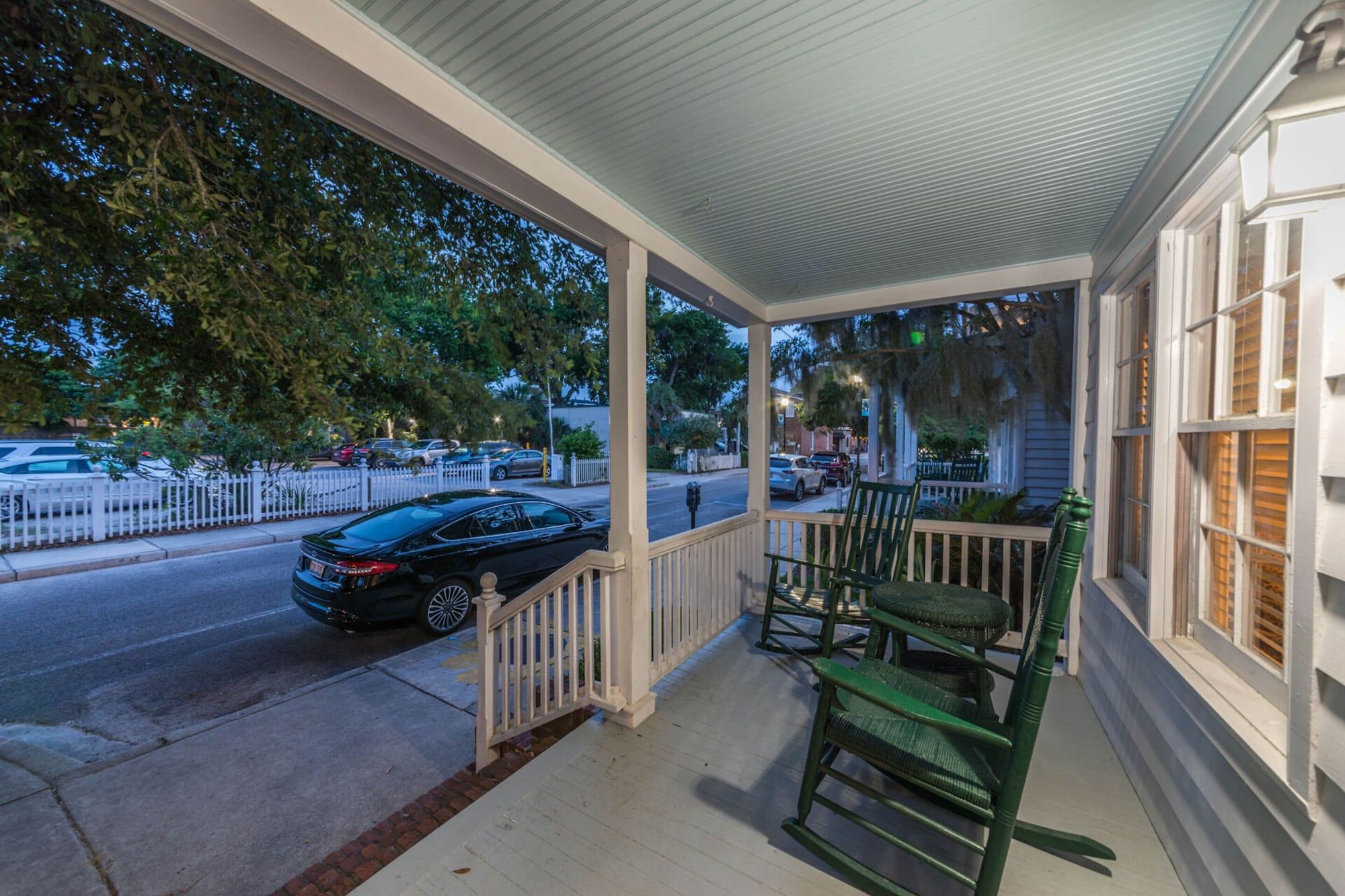 Patio view of The Beaufort Inn