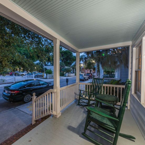 Patio view of The Beaufort Inn