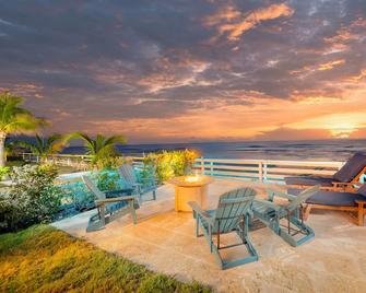 Two villas side by side. Each villa has its own jacuzzi and ocean front pool. - Cockburn Town - Patio