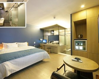 Jeonju Story Motel - Jeonju - Bedroom