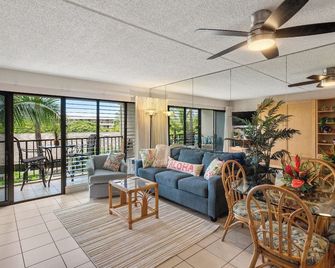 Kihei Akahi C409 - Lush Remodel, View, Dual Ac - Wailea - Wohnzimmer