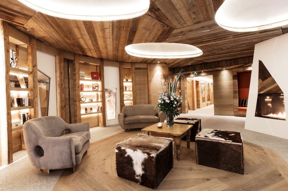 Hôtel Les Barmes De l'Ours - Val-d'Isere - Lounge
