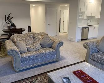 Bright Basement Suite Close to the Mountains\n\n - Cochrane - Living room