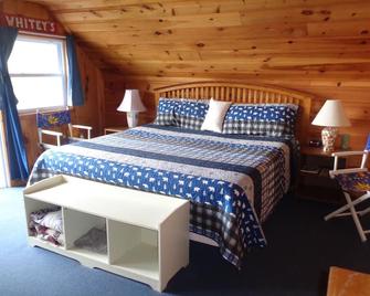 Lakefront Cottage with 100' Sandy Beach, Dock, Views and Game Room. - Ossipee - Bedroom