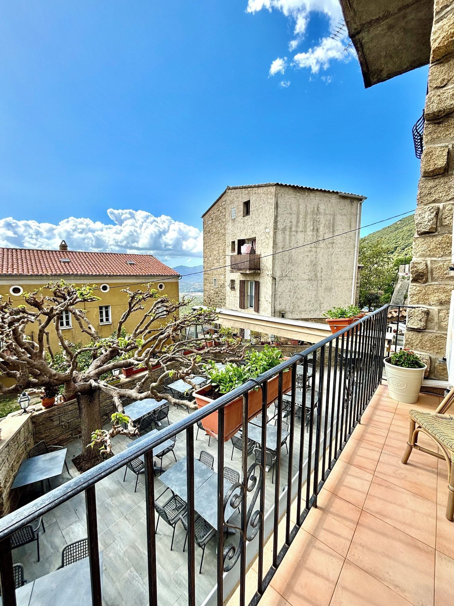 Hôtel Restaurant U Santa Maria - Olmeto - Balkon