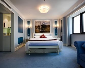 天津金澤大酒店 - 天津 - 臥室