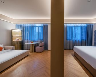 Manxin Hotel North Station Xueyuan Road, Yuncheng - Yuncheng - Wohnzimmer