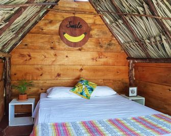 El Búho Eco-Cabañas Hostal. - Bacalar - Спальня