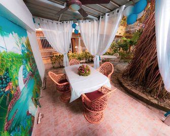 Residence Tropical Garden - Cozy Family Apartment (1) - Boca Chica - Patio
