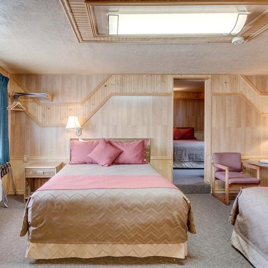 Bedroom view of Zion Park Motel