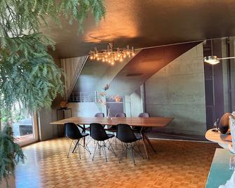 Designerwohnung nahe Stuttgart Messe und Flughafen - Filderstadt - Essbereich