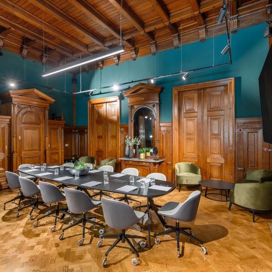 Dining room view of Hotel Oktogon Haggenmacher