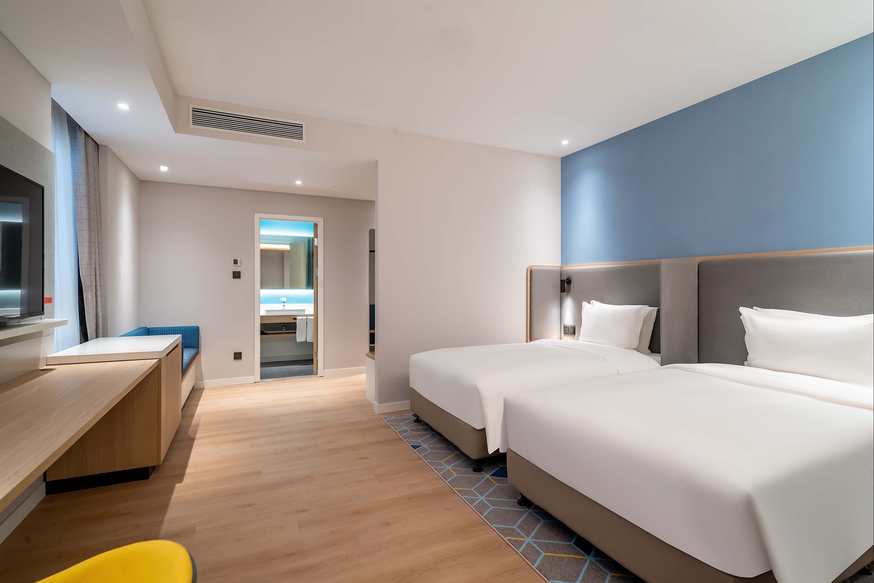 Holiday Inn Express Jinan Airport Zone By IHG - ז'ינאן - חדר שינה
