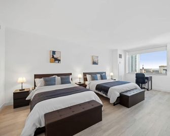 Two Modern Condos On The Boardwalk by Co - Atlantic City - Bedroom
