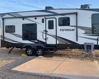 2019 Torque by Heartland toy hauler - Yuma - Building
