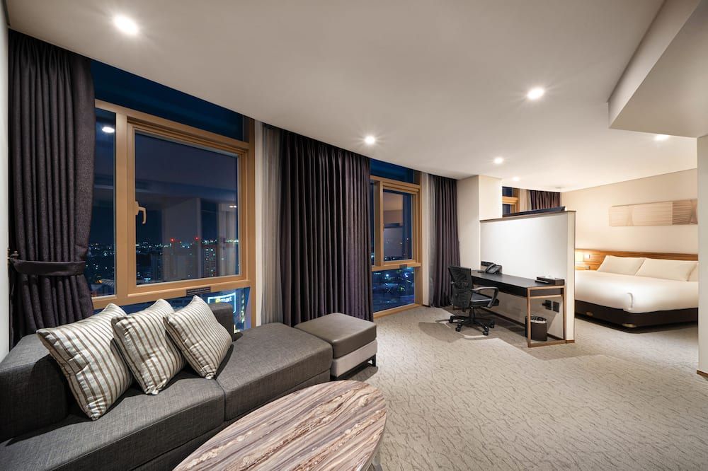 شتاز هوتل أولسان - أولسان - غرفة معيشة