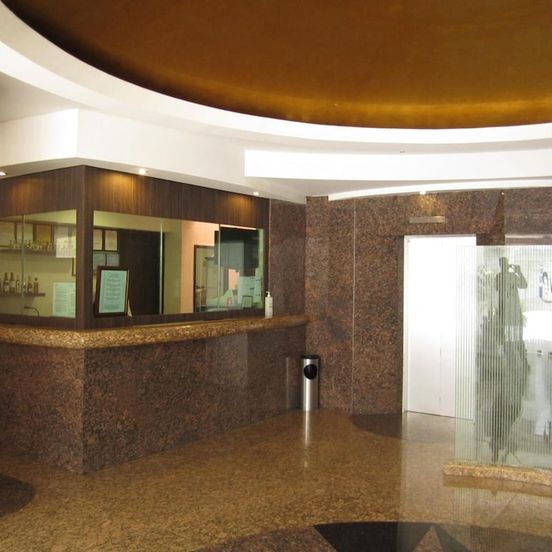 Front desk view of Gran Hotel Panorama