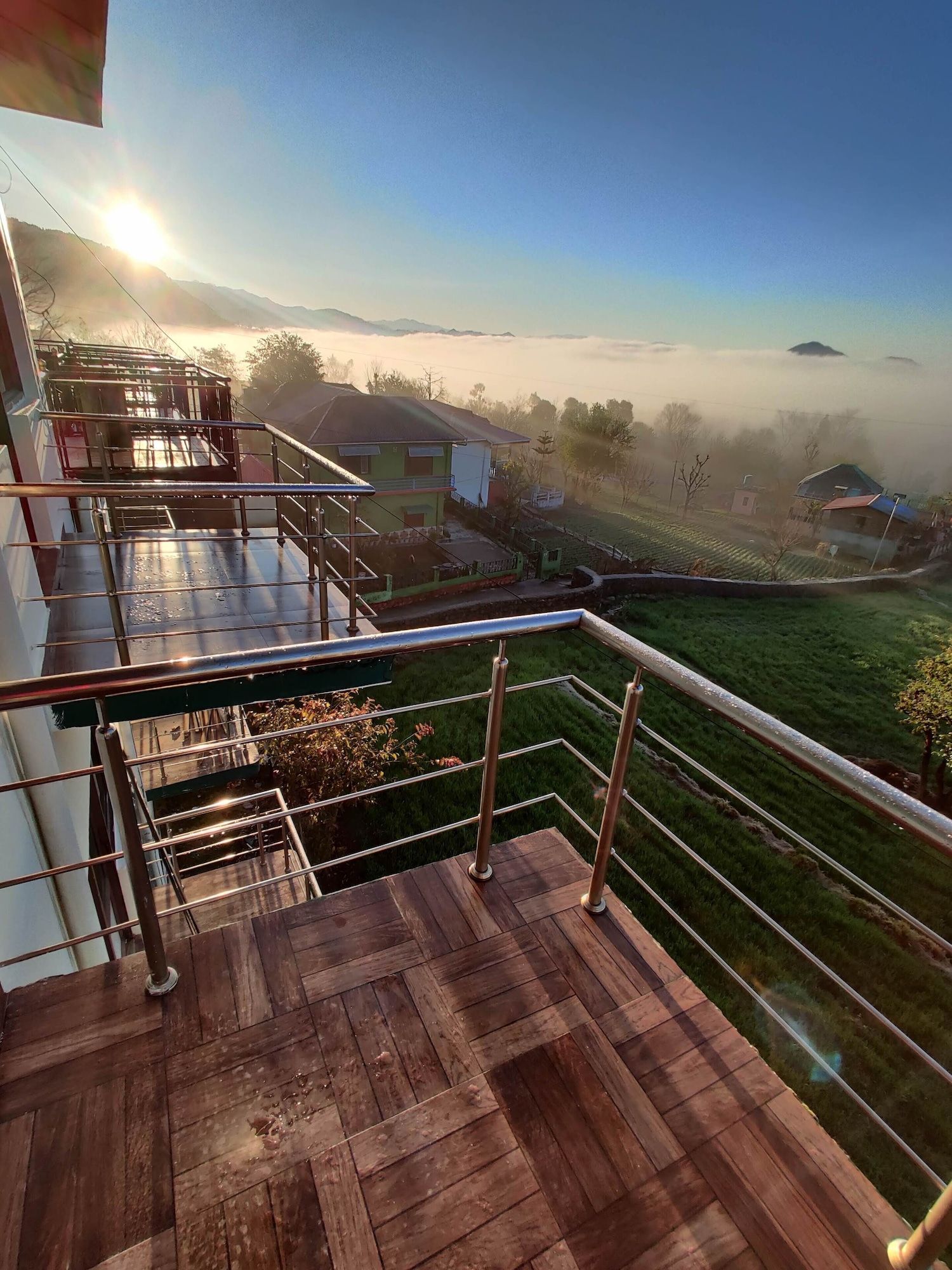Hotel Sagarmatha - Pālampur - Балкон