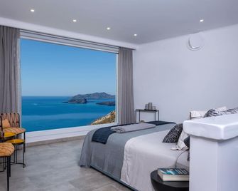 Athermi Suites - Adults Only - Megalochori - Ložnice
