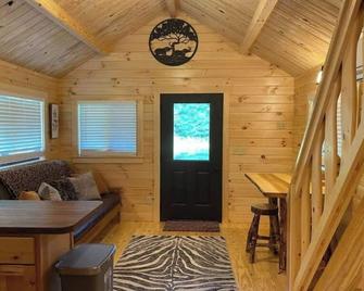 Serene 1BR Cabin near NC Z00 with Loft & Waterview - Asheboro - Obývací pokoj