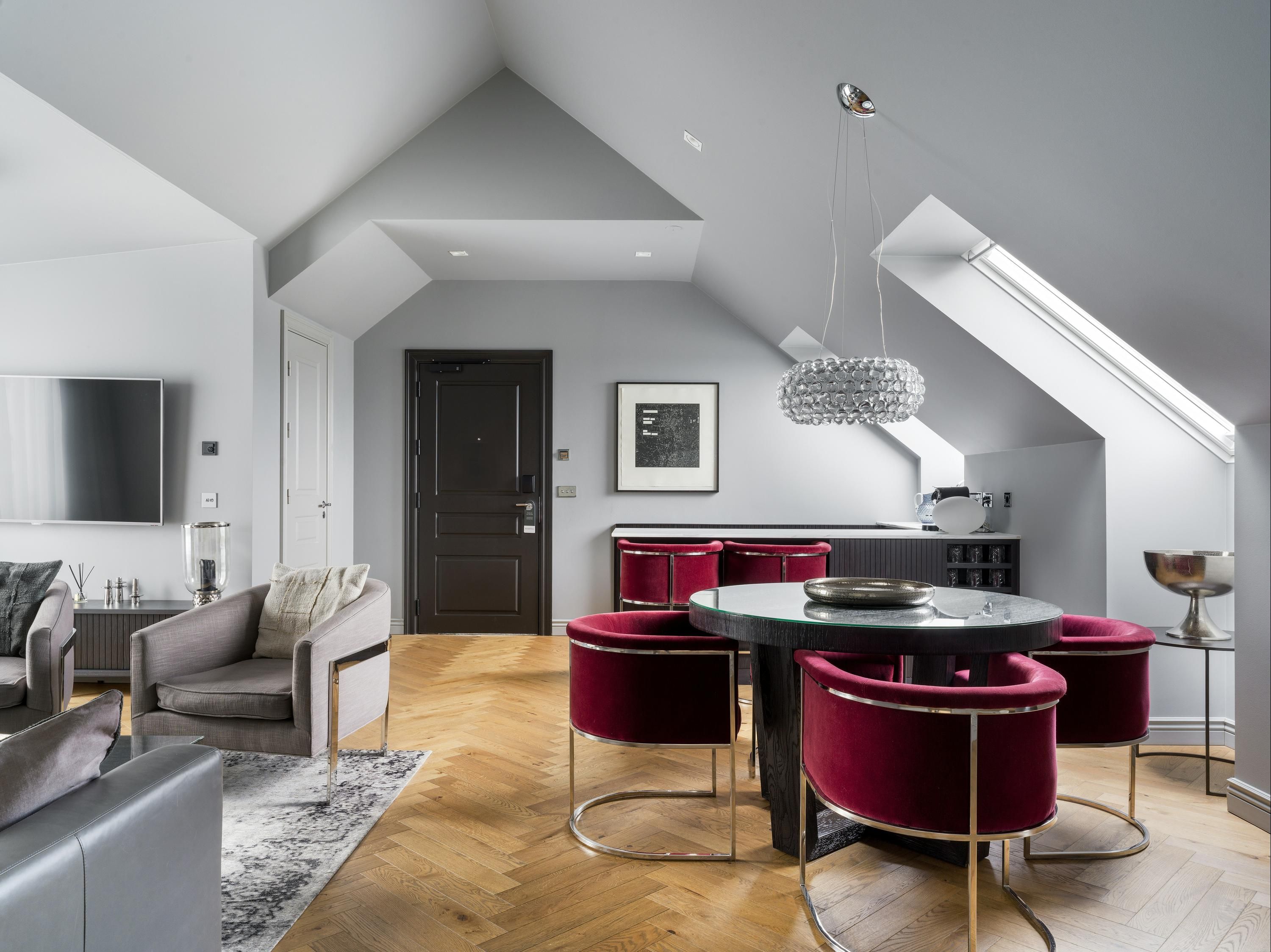 ساند هوتل باي كيهوتلز - ريكيافيك - غرفة معيشة