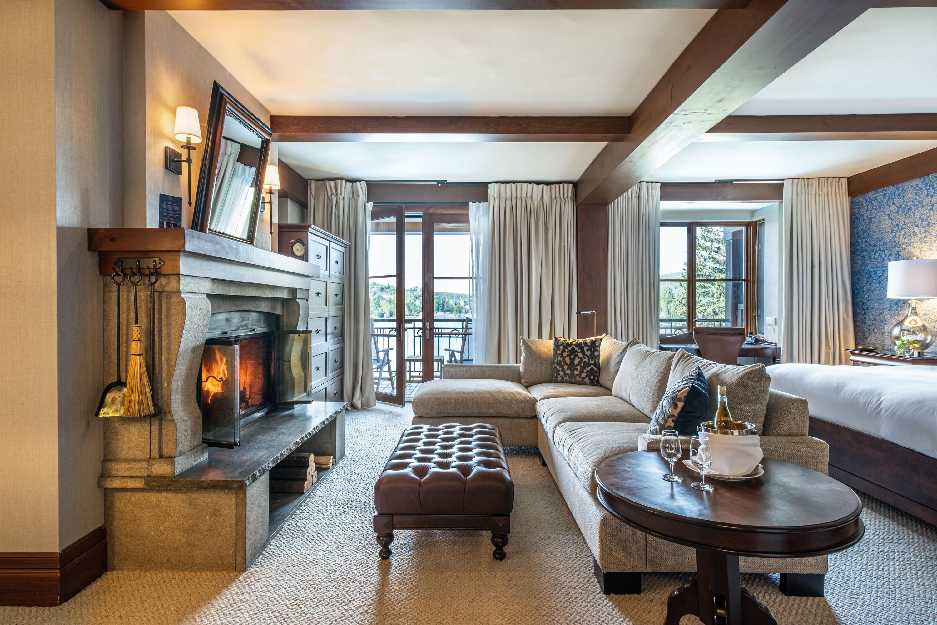 أوتل كوينتيسنس - مونت ترمبلانت - غرفة نوم