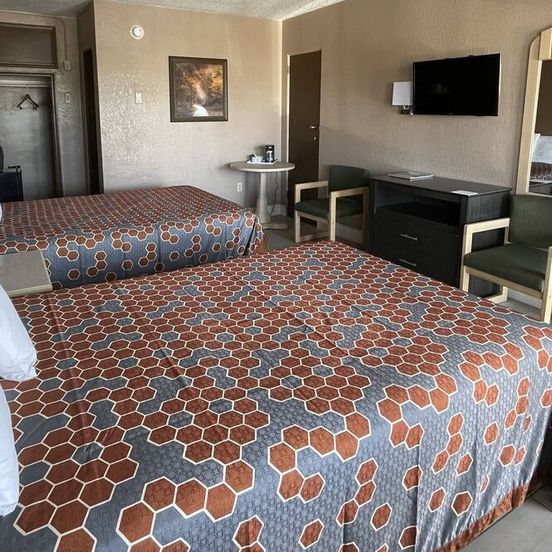 Bedroom view of Sunset Inn