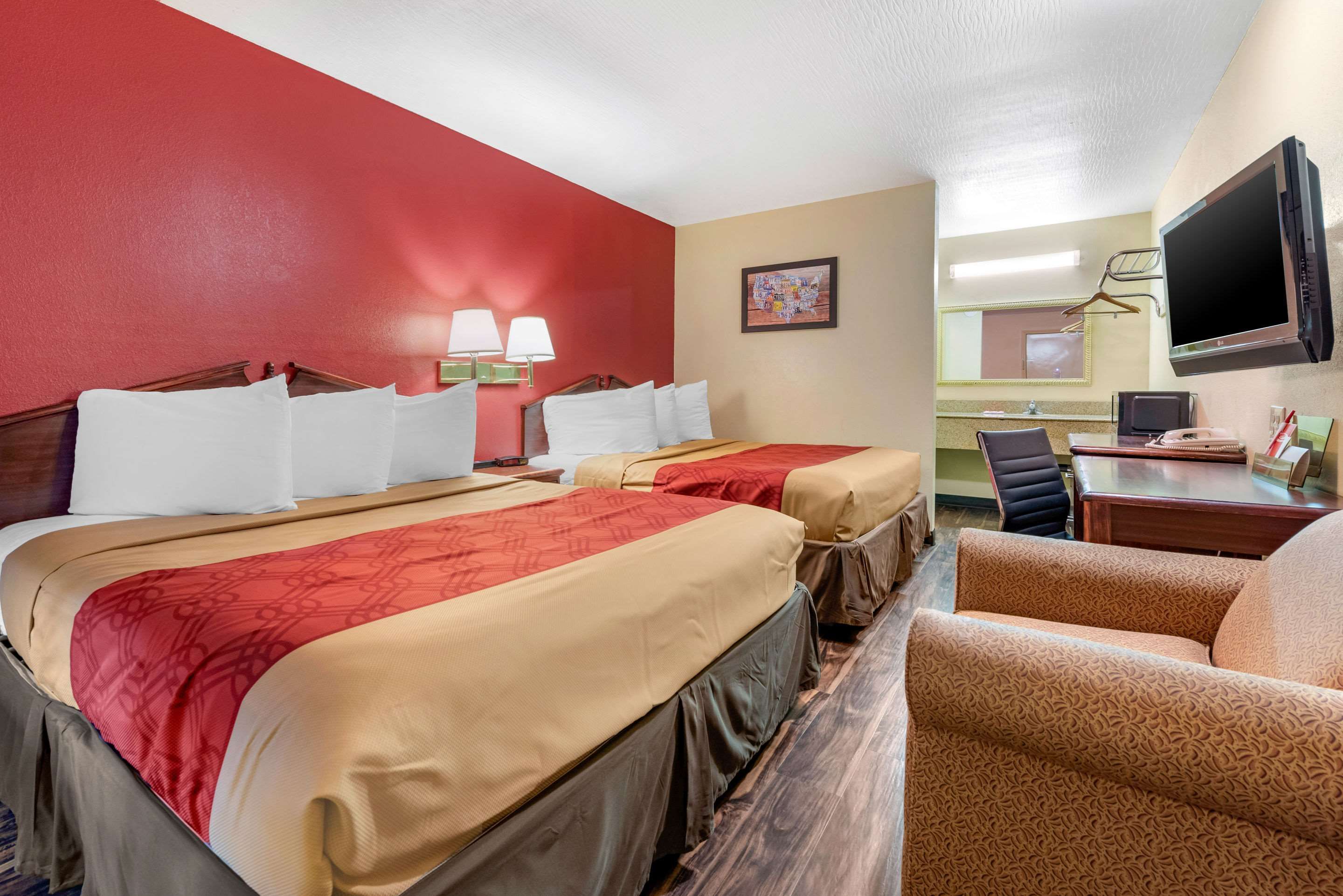 Rodeway Inn Jeffersonville - Washington Court House - Jeffersonville - Slaapkamer