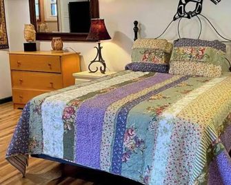 Black Mt Private guest suite. 1 mile to Black Mt Pet Friendly. No stairs - Black Mountain - Bedroom