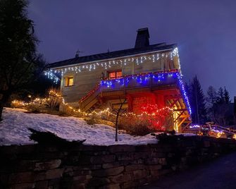 Independent garden level 50 m2, terrace, parking, enclosed garden, recent chalet - Allos - Bâtiment