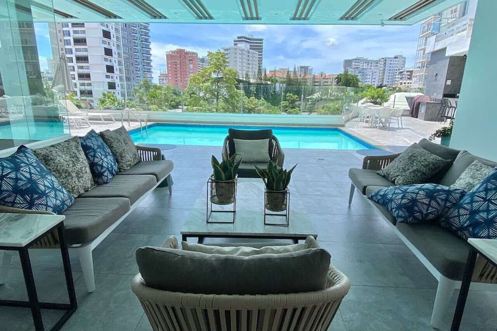 Elegant City Center Condo - סנטו דומינגו - בריכה