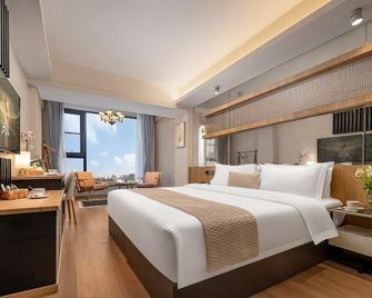 Lemon Hotel (Xi'an Bell and Drum Tower Huimin Street) - Xi'an - Slaapkamer