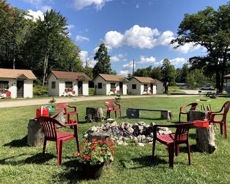 Mackinaw Timbers Cabins - Cadillac - Terasa