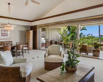 Four Seasons Resort Hualalai at 4th Fairway, Ocean View with 2 Golf Carts - Kailua-Kona - Salon