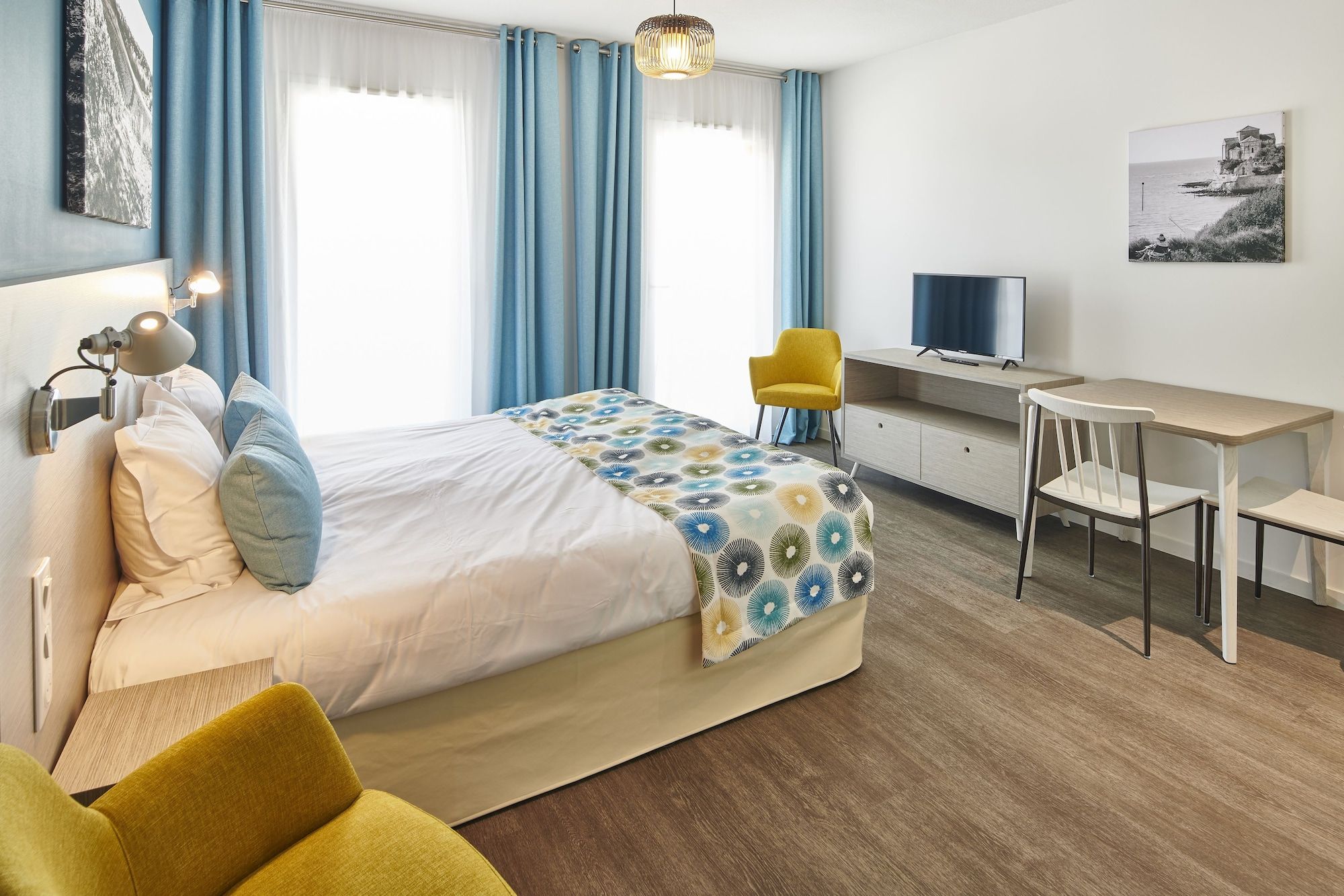 Résidence Vacances Bleues Les Coteaux Jonzac - Jonzac - Schlafzimmer