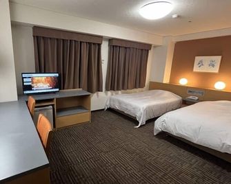Hotel Alpha-One Koriyama Higashiguchi - Kōriyama - Schlafzimmer
