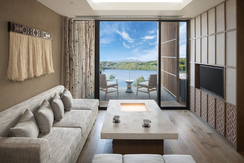 Hoshino Resorts Kai Poroto - Shiraoi - Sala de estar