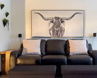 Loft Ski-in/Ski-out Stoneham resort - Stoneham - Sala de estar