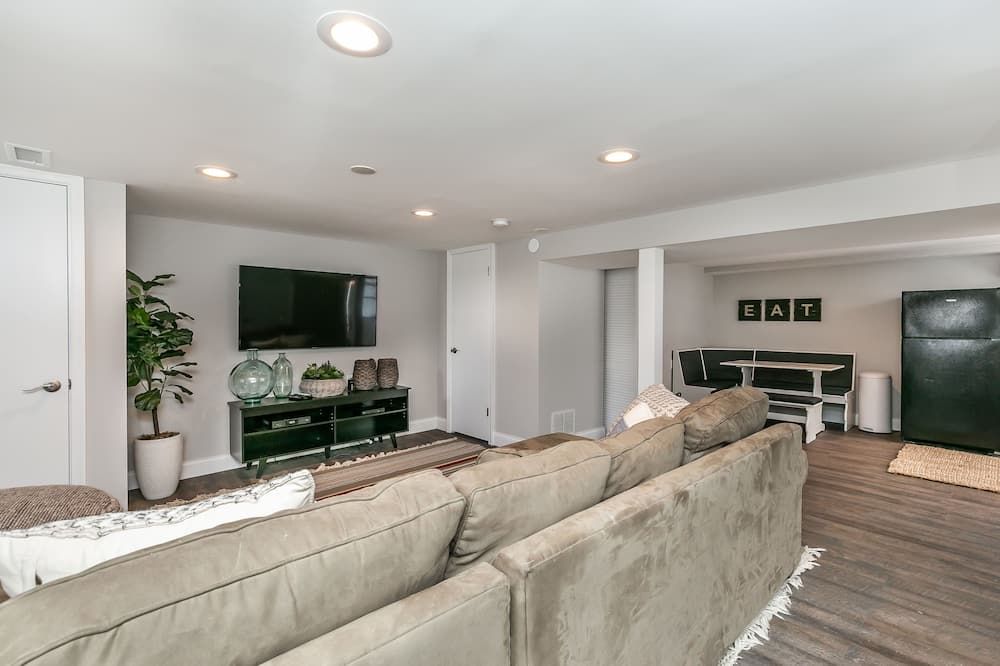 Living room view of Private Suite Full of Style & Comfort