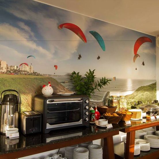 Buffet view of Tierra Viva Miraflores Mendiburu