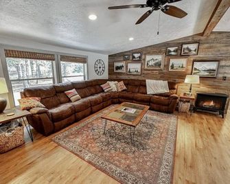 Fun Modern Cabin Near Clear Creek Station - Cascade - Living room