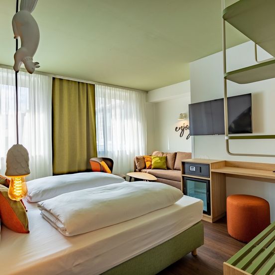 Bedroom view of The Weekend Hotel