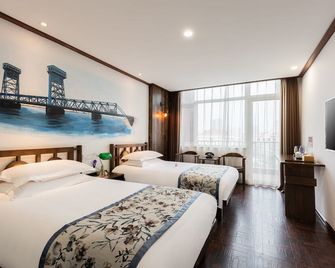 Greentree Inn Tianjin Tanggu Hebei Road Gongnong Village Business Hotel - Tianjin - Schlafzimmer