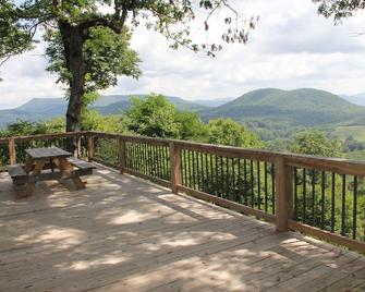 North Georgia Mountain Home with views of North and South Carolina. - Dillard - Balcony