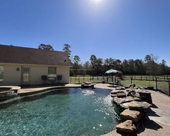 Luxury Farmhouse with Pool - Perfect for Groups - Conroe - Bazén